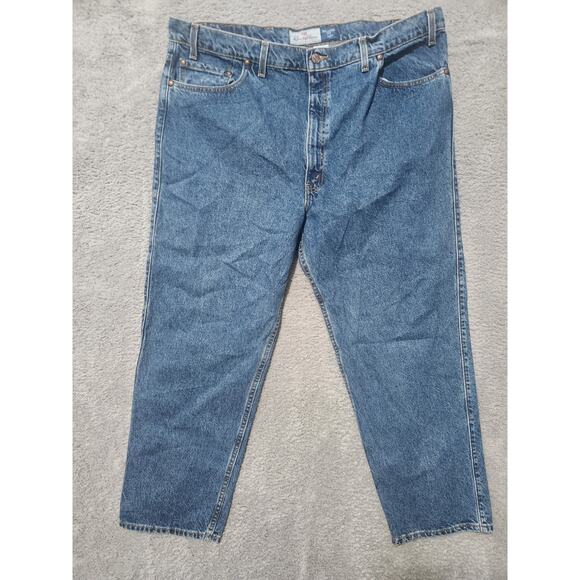 NWT Levi Strauss Signature Relaxed Fit 540 Mens Blue Jeans 44x30 - Picture 1 of 6